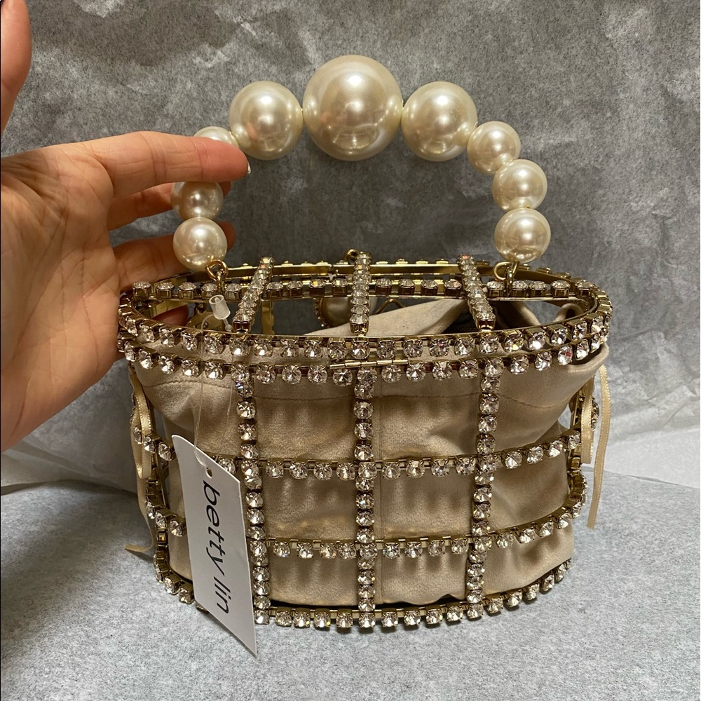 NWT ROSANTICA Crystal-Embellished bag - Picture 12 of 16